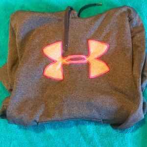 Women’s Gray Under Armour hoodie